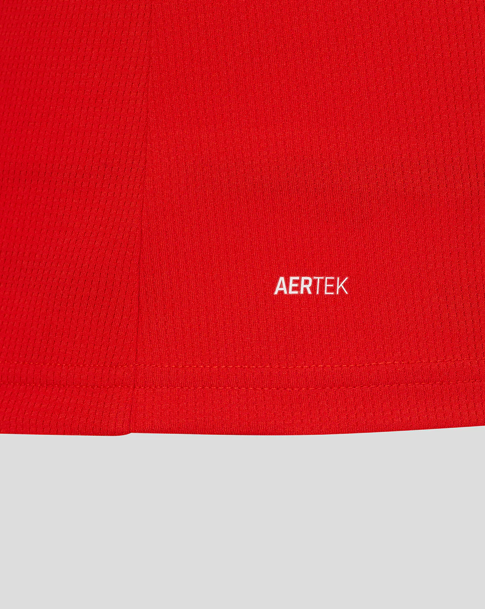 Womens 26/27 T20 Short Sleeve Shirt - Red - Image 3